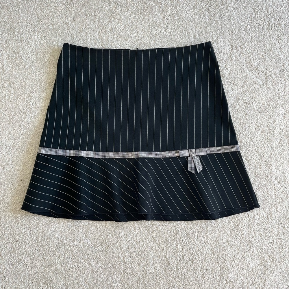 Black pinstripe skirt Size 5